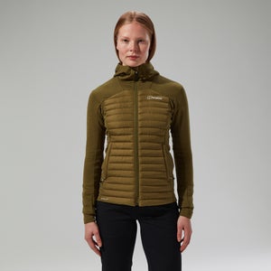 Women's Nula Hybrid Synthetic Insulated Jacket - Green