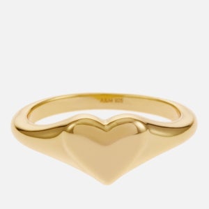 Astrid & Miyu Women's Heart Signet Ring - Gold