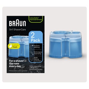 Braun 3-in-1 ShaverCare Reinigungskartuschen für Reinigungsstationen 2er Pack