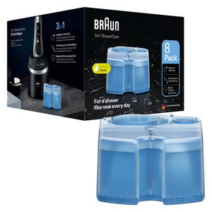 Braun 3-in-1 ShaveCare Cleaning Cartridge 8 Pack