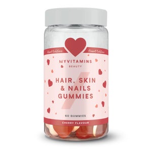 Hair, Skin & Nails Gummies - Double-Layered Heart Edition