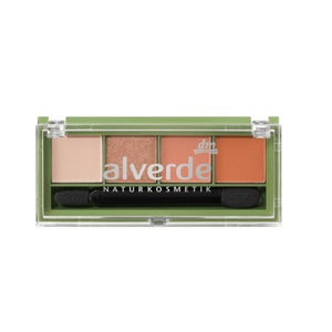 alverde NATURKOSMETIK Lidschattenpalette Quattro - 93 Sunset Lover
