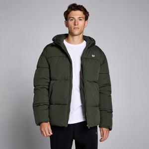 MP Men's Short Puffer Jacket - Forest Green