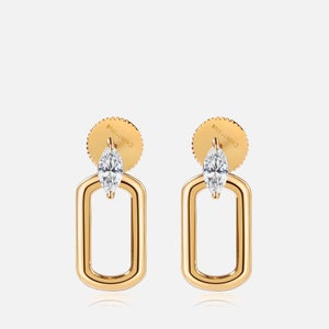 Carat London Tori Gold-Plated Sterling Silver Hoop Earrings