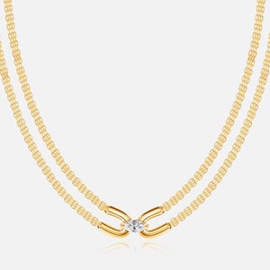 Carat London Cyndi Gold-Plated Sterling Silver Necklace