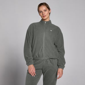 Veste zippée en polaire MP pour femmes – Gris acier