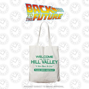 Back the Future Hill Valley Tote Bag By Fanattik