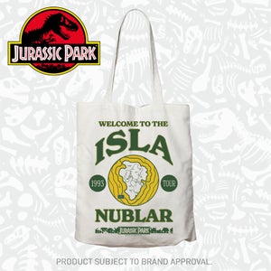 Jurassic Park Isla Nublar Tote Bag By Fanattik