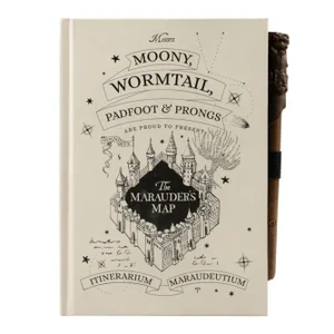 Harry Potter The Marauder's Map Optically Variable Ink Premium A5 Notebook