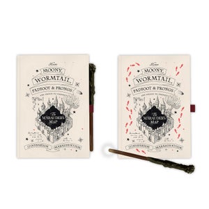 Harry Potter The Marauder's Map Optically Variable Ink Premium A5 Notebook
