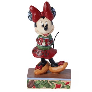 Enesco Disney Holiday Ready (Minnie Mouse Ugly Sweater Figurine) (14.5cm)