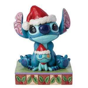Enesco Disney Christmas Buddies (Santa Stitch & Scrump Figurine) (14cm)