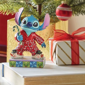 Enesco Disney Christmas Morning (Holday Stitch Personality Pose Figurine) (12cm)
