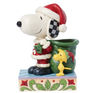 Enesco Peanuts Snoopy Santa Figurine (21.5cm)