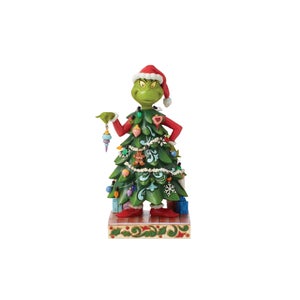 Enesco Grinch Dressed as a Christmas Tree Figurine