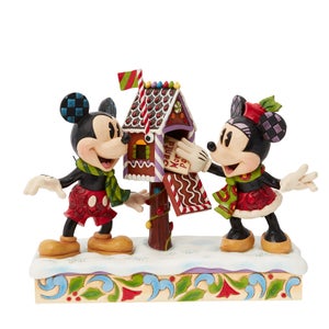 Enesco Disney Mickey & Minnie Posting Christmas Letter Figurine (18cm)