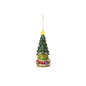 Enesco Grinch Gnome with Light-up Hat Hanging Ornament