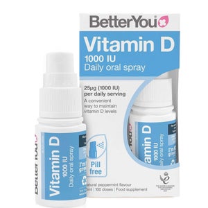 BetterYou Vitamin D 1000 IU Daily Oral Spray 15ml
