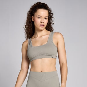 MP Női Lifestyle Waffle Seamless Melltartó – Agyag