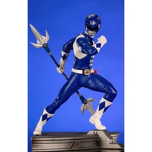 Iron Studios Blue Ranger BDS Mighty Morphin Power Rangers Art Scale 1/10 Collectible Statue (16cm)