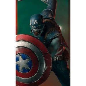 Iron Studios Captain America Zombie What If...? Art Scale 1/10 Collectible Statue (22cm)