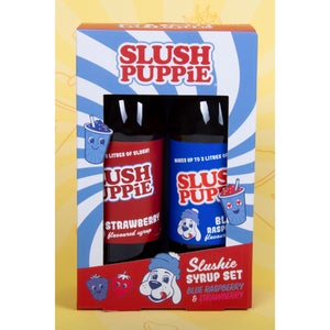 Slush Puppie Original 2 Pack Syrup Set - Blueberry & Strawberry