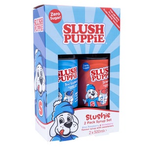 Slush Puppie Zero 2 Pack Syrup Set - Blueberry & Strawberry