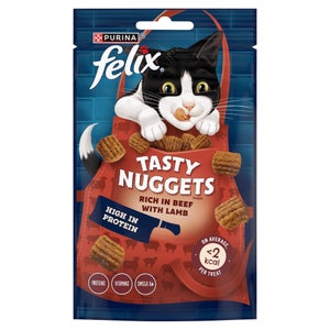 Felix Tasty Nuggets Beef & Lamb Cat Treats 50g