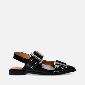 Steve Madden Women's Grand Ave Faux Patent Leather Flats