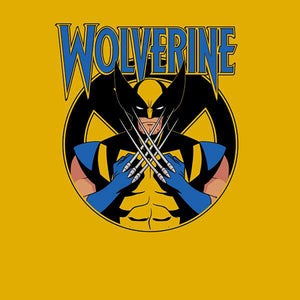 X-Men '97 Wolverine Snikt Hoodie - Mustard