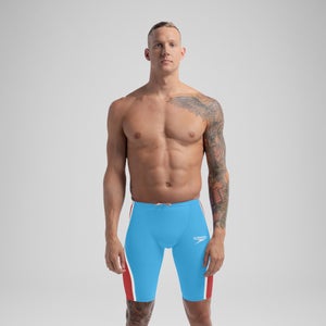 Jammer taille haute - Fastskin LZR Pure Intent 2.0 pour Hommes Bleu/Rouge