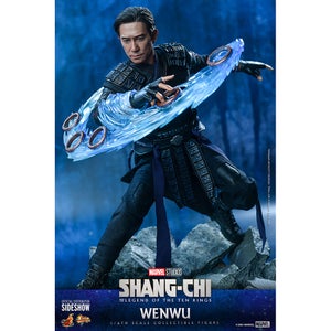 Hot Toys 1:6 Scale Wenwu Marvel Shang-Chi and the Legend of the Ten Rings Collectible Statue (28cm)