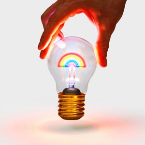 CORDLESS RAINBOW LIGHTBULB