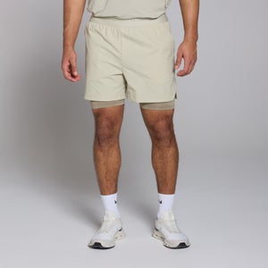 Short 2-en-1 MP Tempo Graphic pour hommes – Gris sel