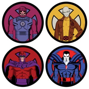 X-Men Villains Round Coaster Set