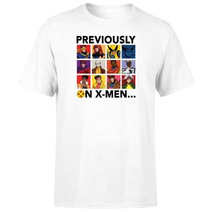 X-Men Previously On X-Men Unisex T-Shirt - White