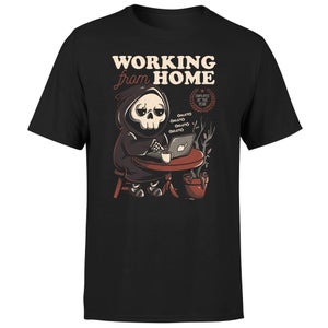 Threadless - Working From Home Unisex T-Shirt - Black