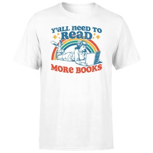 Threadless - Y'all Need To Read More Books Unisex T-Shirt - White