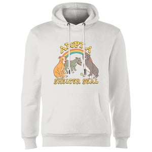 Threadless - Adopt A Shelter Seal Hoodie - White