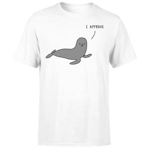 Threadless - Seal Of Approval - Jaco Haasbroek Unisex T-Shirt - White
