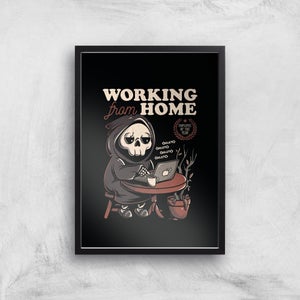 Threadless - Working From Home Giclee Art Print