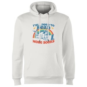 Threadless - Y'all Need To Read More Books Hoodie - White