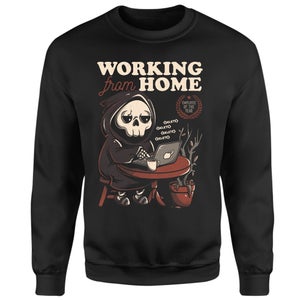 Threadless - Working From Home Sweatshirt - Black
