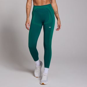 Legging hybride sans coutures MP Tempo pour femmes – Bleu sarcelle foncé