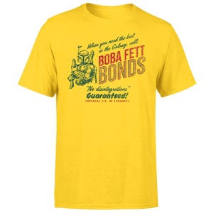 Star Wars Boba Fett Bonds Unisex T-Shirt - Yellow