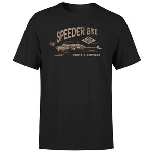 Star Wars Speeder Bike Customs Unisex T-Shirt - Black