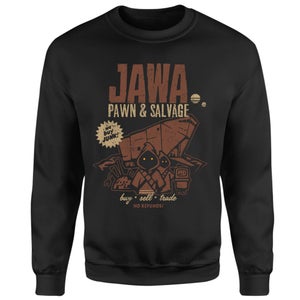 Star Wars Jawa Pawn And Salvage Sweatshirt - Black