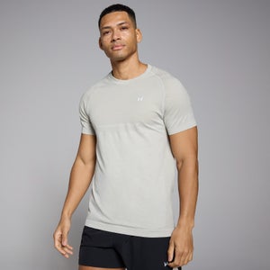 MP Men's Seamless Short Sleeve T-Shirt - Sky Grey Marl
