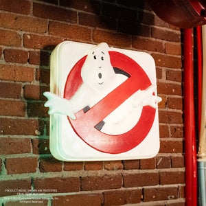 Ghostbusters LED Wall Lamp Light 'No Ghost' Logo - Trick Or Treat Studios