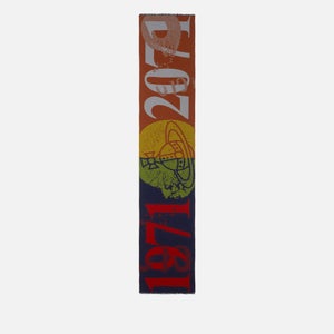 Vivienne Westwood Orb Wool-Blend Football Scarf